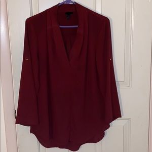 Maroon top mossimo